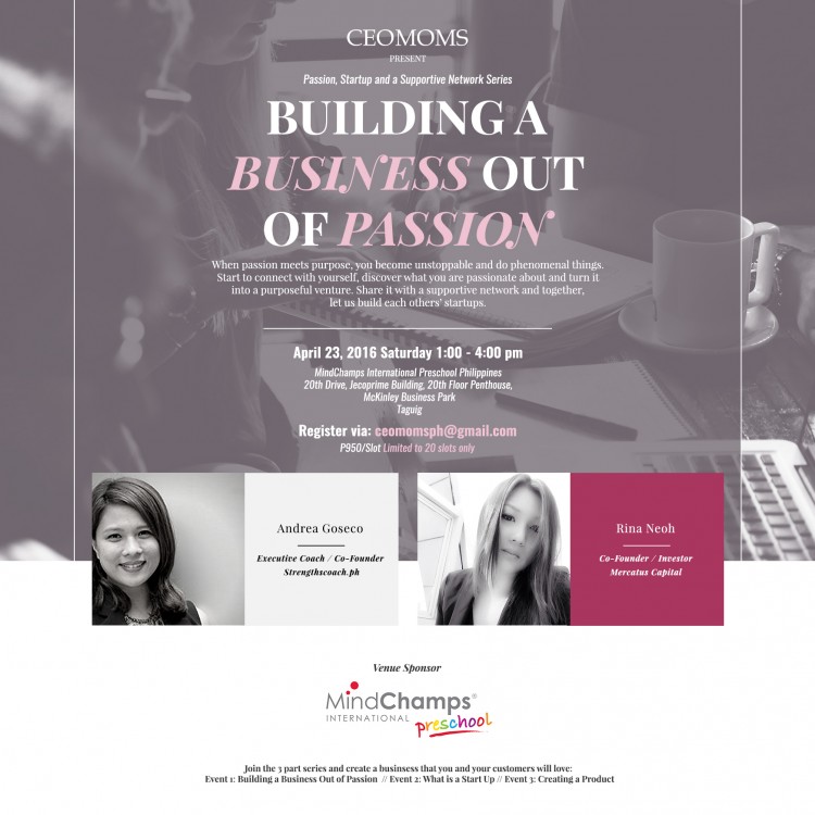 CEO Moms’ First Event: Helping Women Build a Business Out of Passion